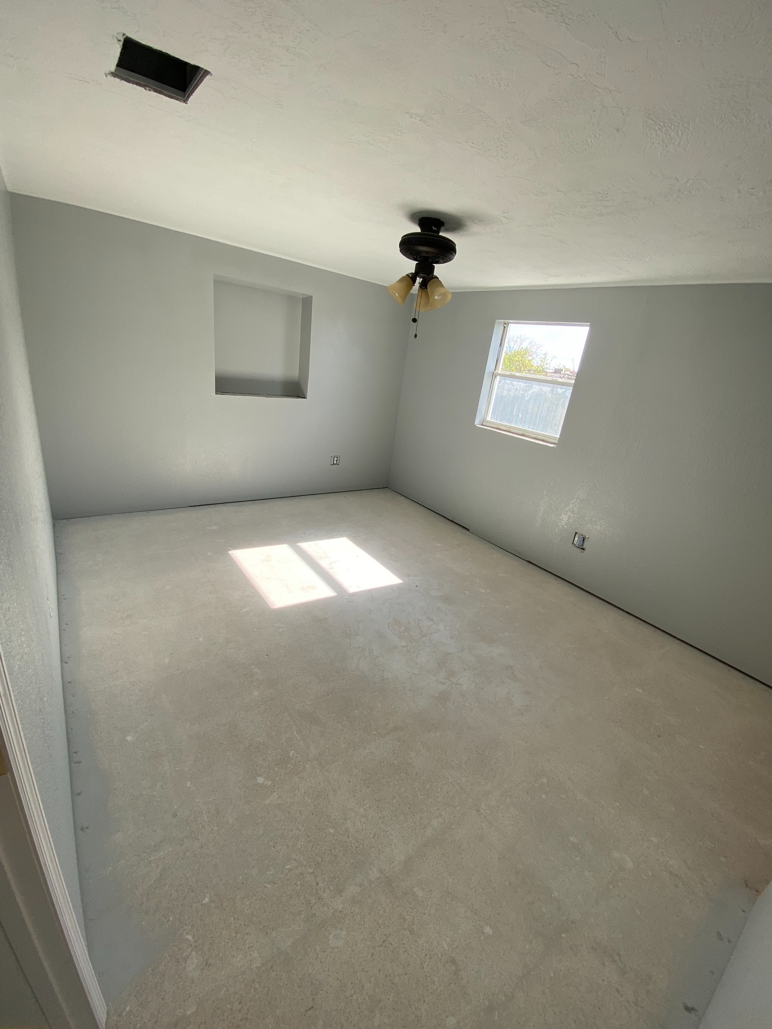 Finished room after renovation work
